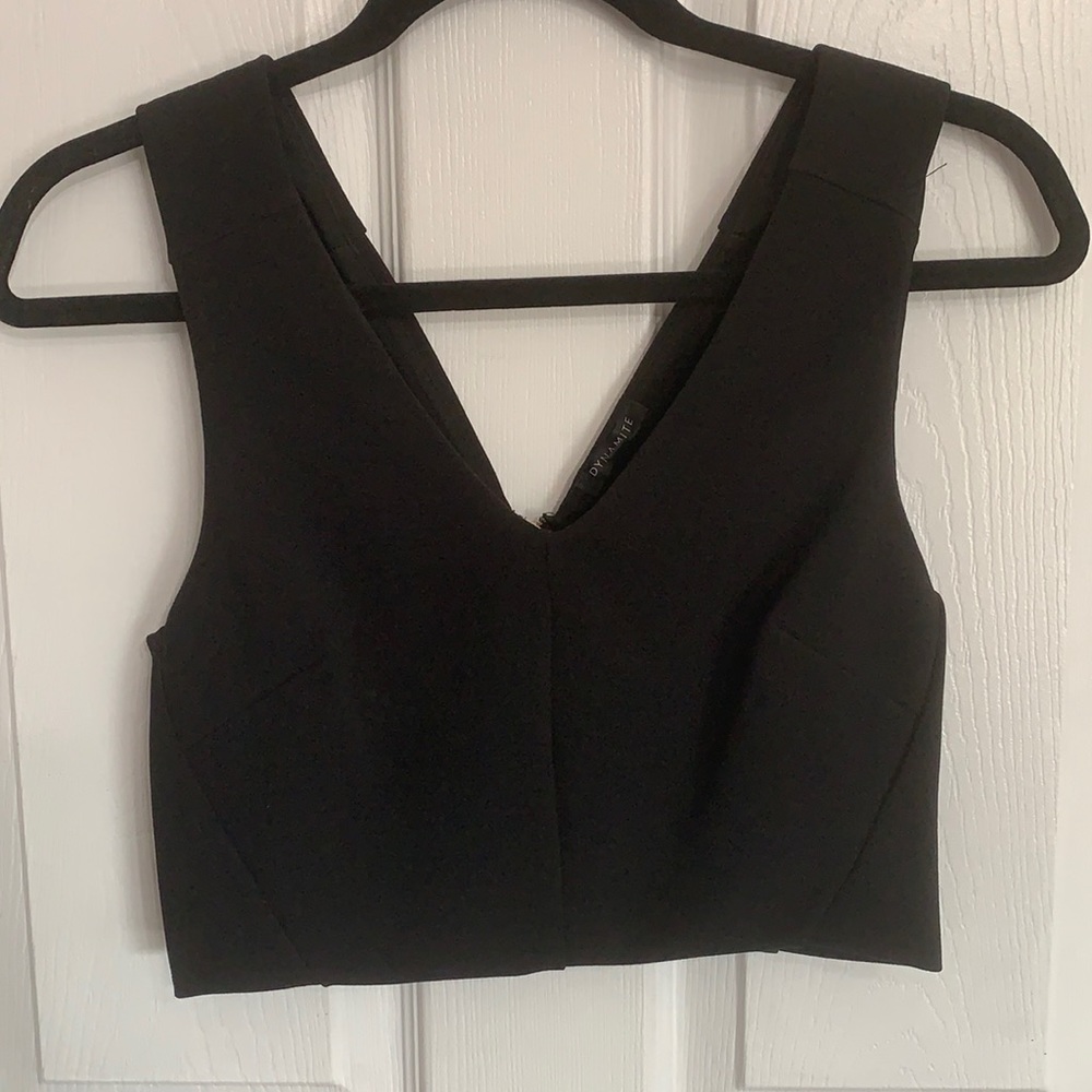 Black Dynamite Crop Top